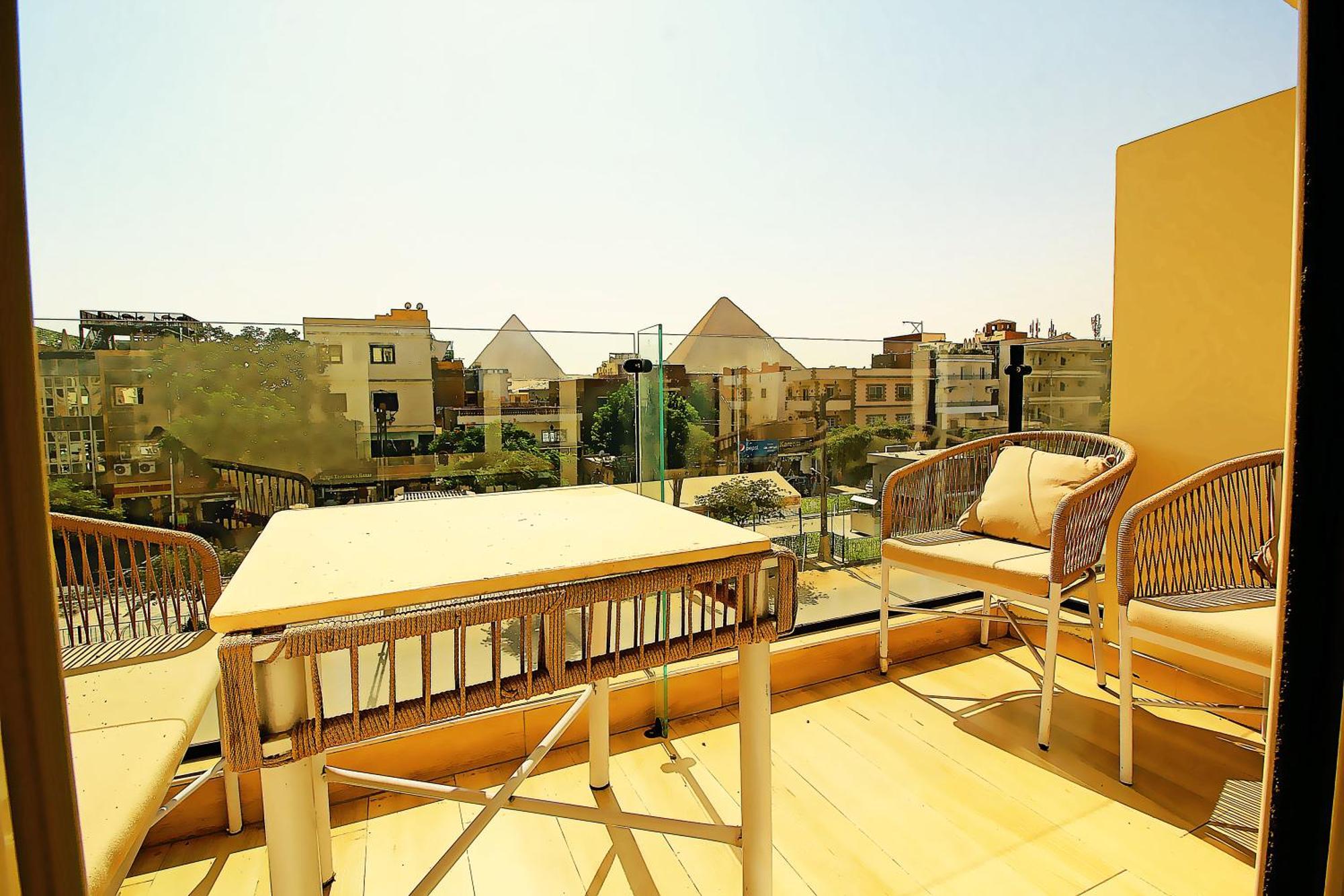 The Platinum Pyramid View Inn Kafret el-Gabal Zewnętrze zdjęcie